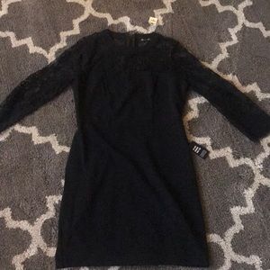 Black Long Sleeve Lace Express dress- size Medium